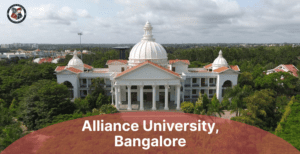 view of a top college in Bangalore, alliance university ,highlighted by Hari Educational Consultancy