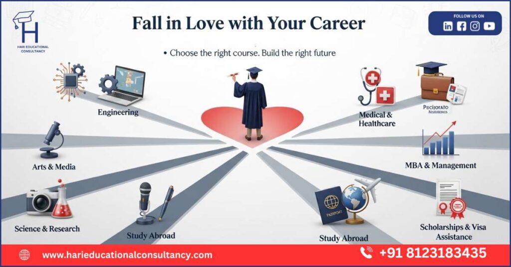 Student choosing a passion-driven career path with confidence and clarity