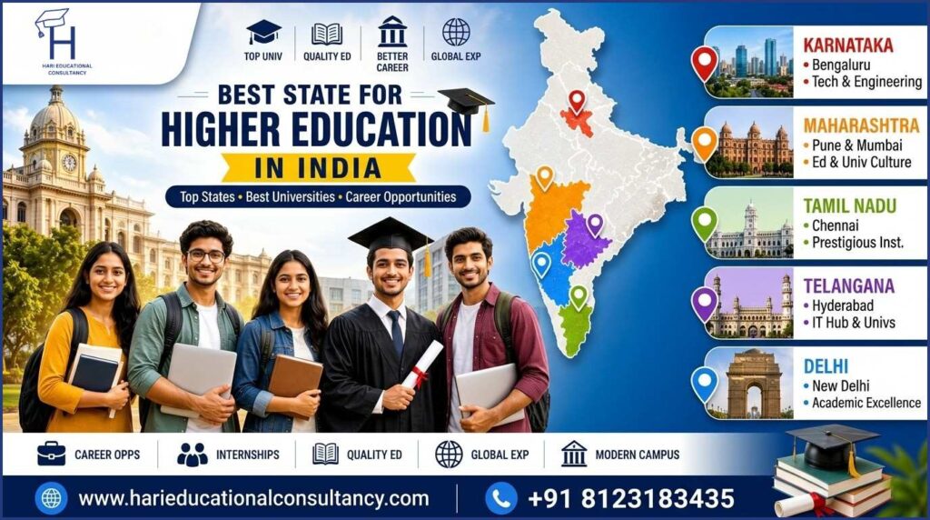 Best State for Higher Education in India