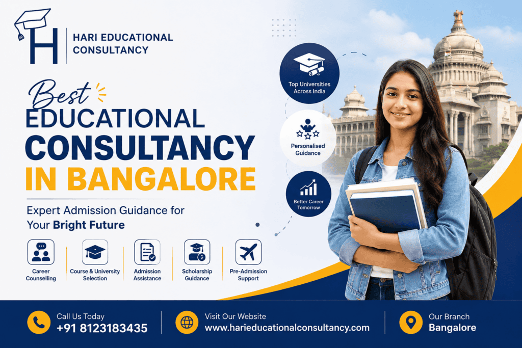 Best educational consultancy in Bangalore for university and college admission guidance