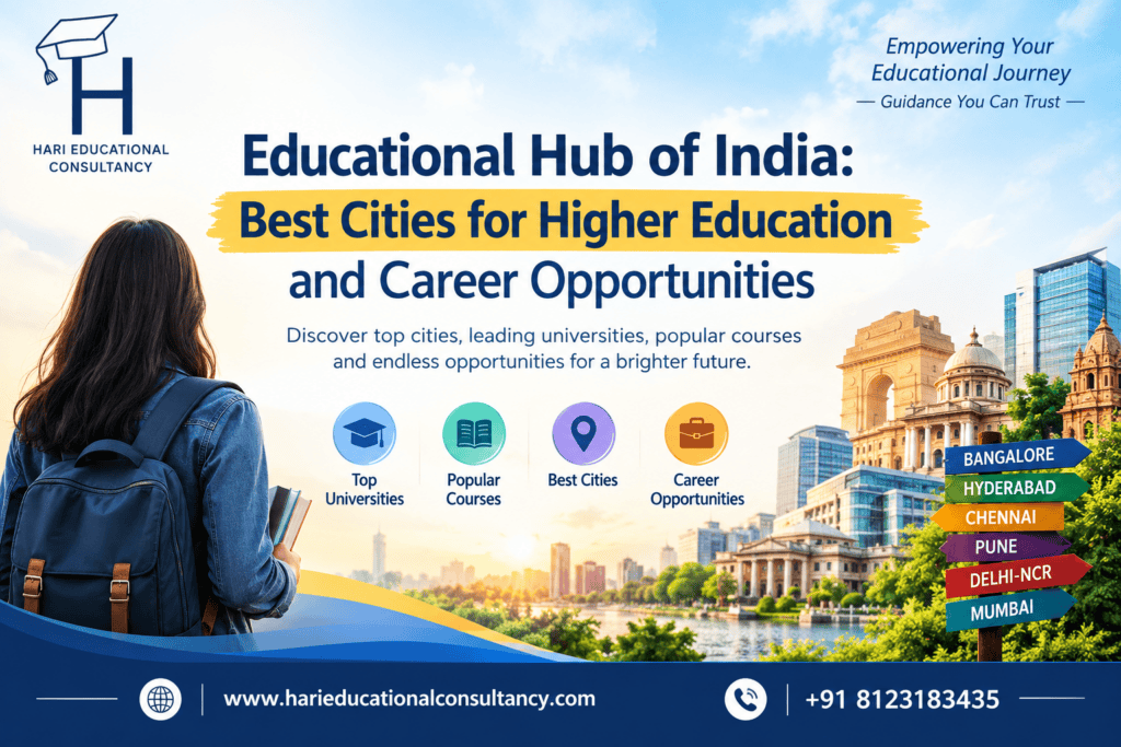 Educational Hub of India – Best Cities for Higher Education and Career Opportunities